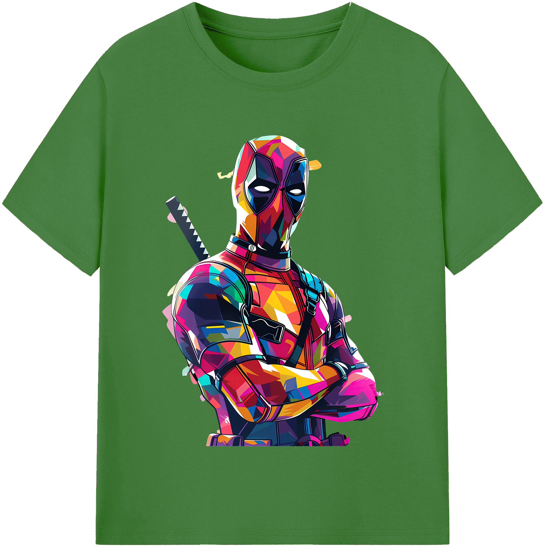（画像用） Deadpool デッドプール レディースカジュアルプリントTシャツ（綿100％）